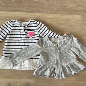 ✨2/$15✨Carter’s/OshKosh Toddler Girl Shirt Lot